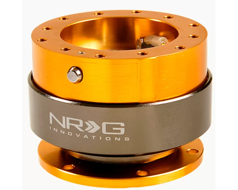 NRG Quick Release Gen 2.0 Rose Gold Body Titanium Chrome Ring - SRK-200RG