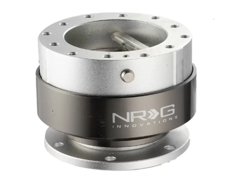 NRG Quick Release Gen 2.0 Silver Body Titanium Chrome Ring - SRK-200SL