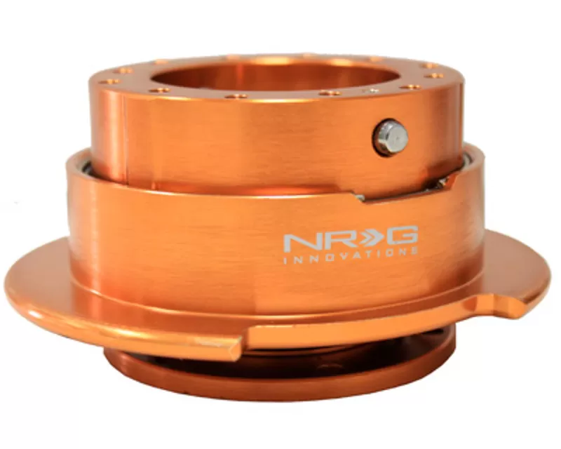 NRG Quick Release Gen 2.5 Orange Body Titanium Chrome Ring - SRK-250OR