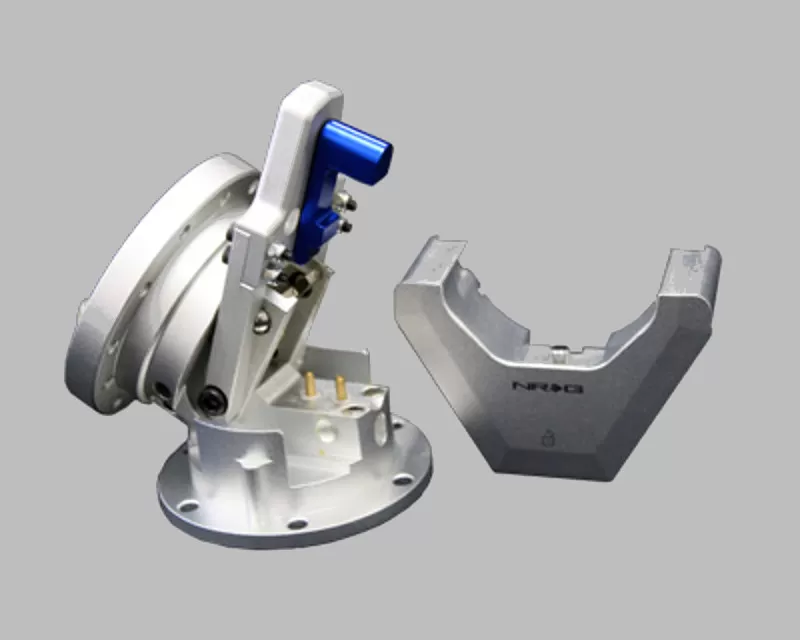 NRG Silver Steering Wheel Quick Tilt System with Lock Universal - SRT-100SL