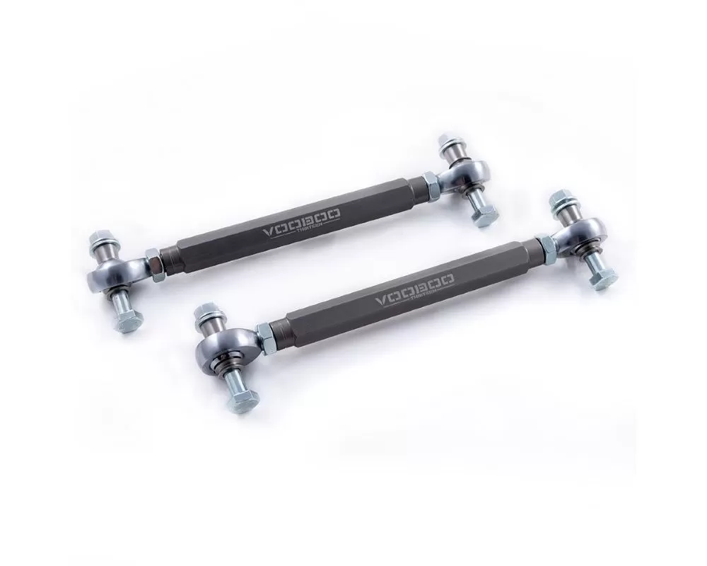 Voodoo 13 Hard Clear Rear Adjustable Sway Bar End Links Infiniti Q50 | Q60 2014-2020 - ADEL-0600