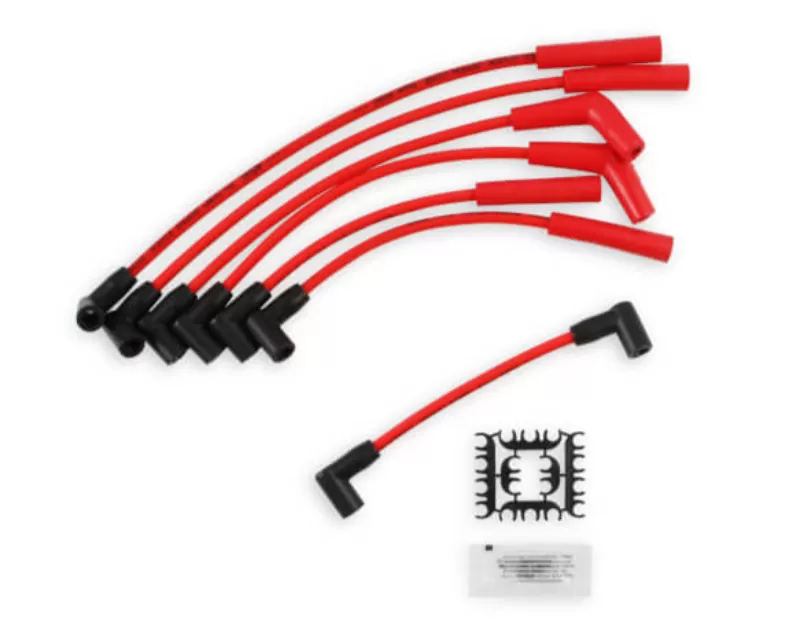 Accel Spark Plug Wires 8mm Red Jeep Cherokee 4.0L 91-98 - 5129R