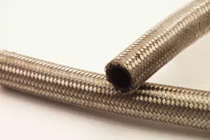 Canton Racing Products -6 An Stainless Braided Hose - 1 Foot - 23-603