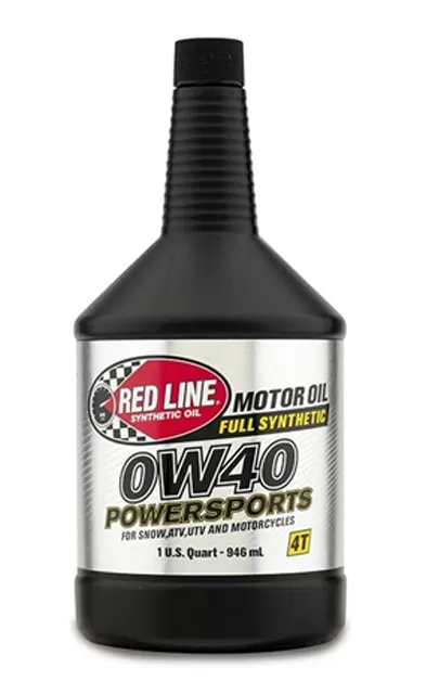 Red Line Oil 0W40 Powersports Motor Oil Synthetic 1 Quart - 42204