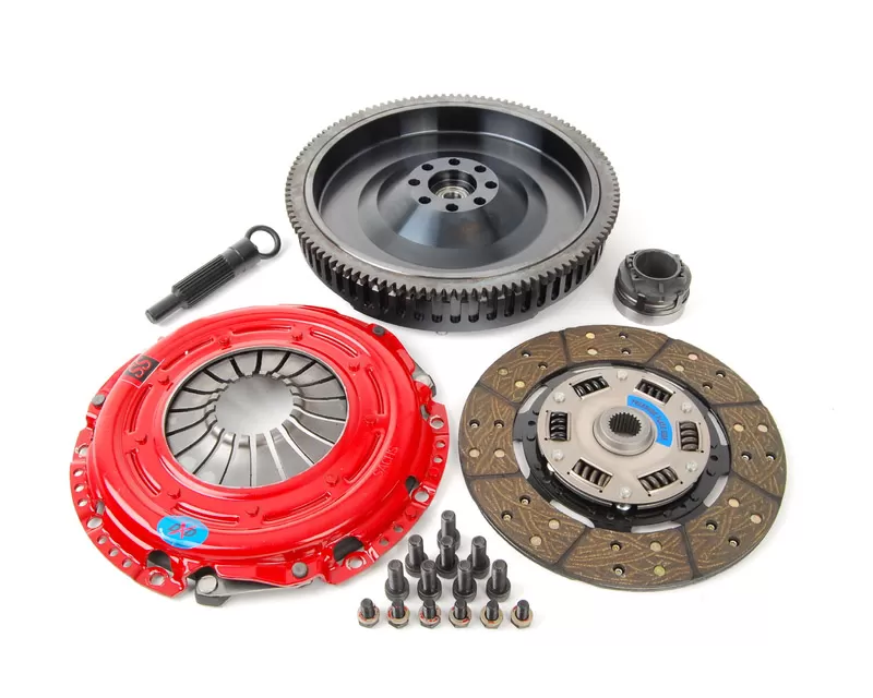 South Bend Clutch Kit Stage 3 Daily for Single Mass Fly Volkswagen Golf IV GTI 6SP 4 Cyl 1.8T 02-03 - K70287-SS-O-SMF