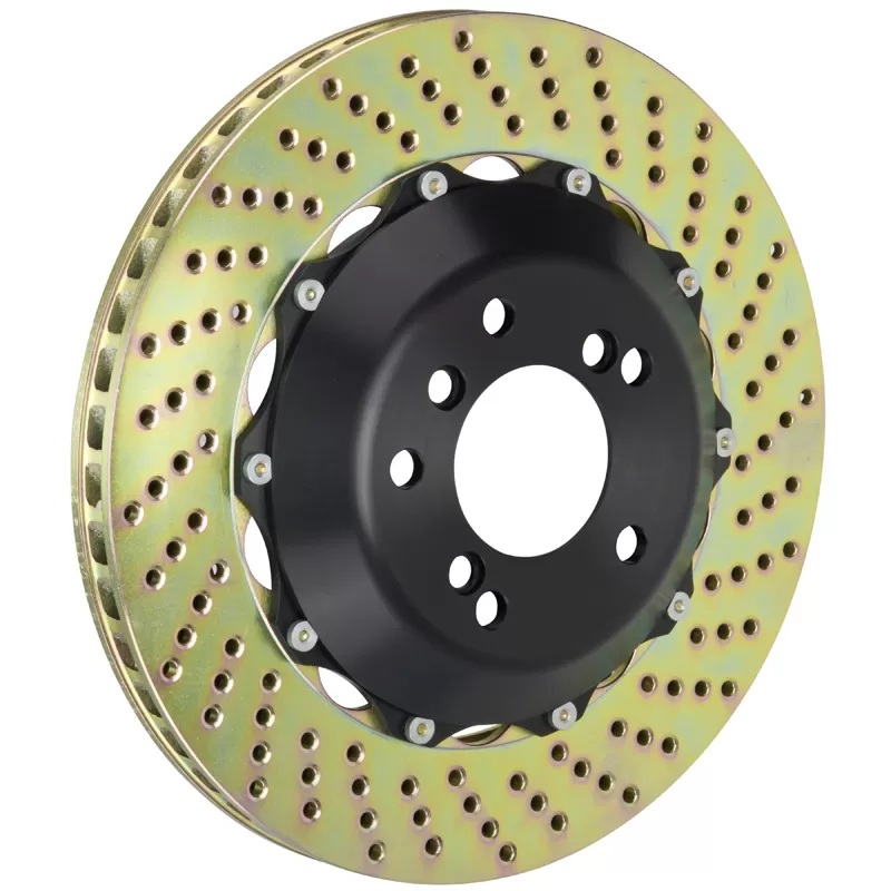 Brembo 2-Piece Discs Rear 328x28 2-Piece Drilled Rotors - 201.6001A