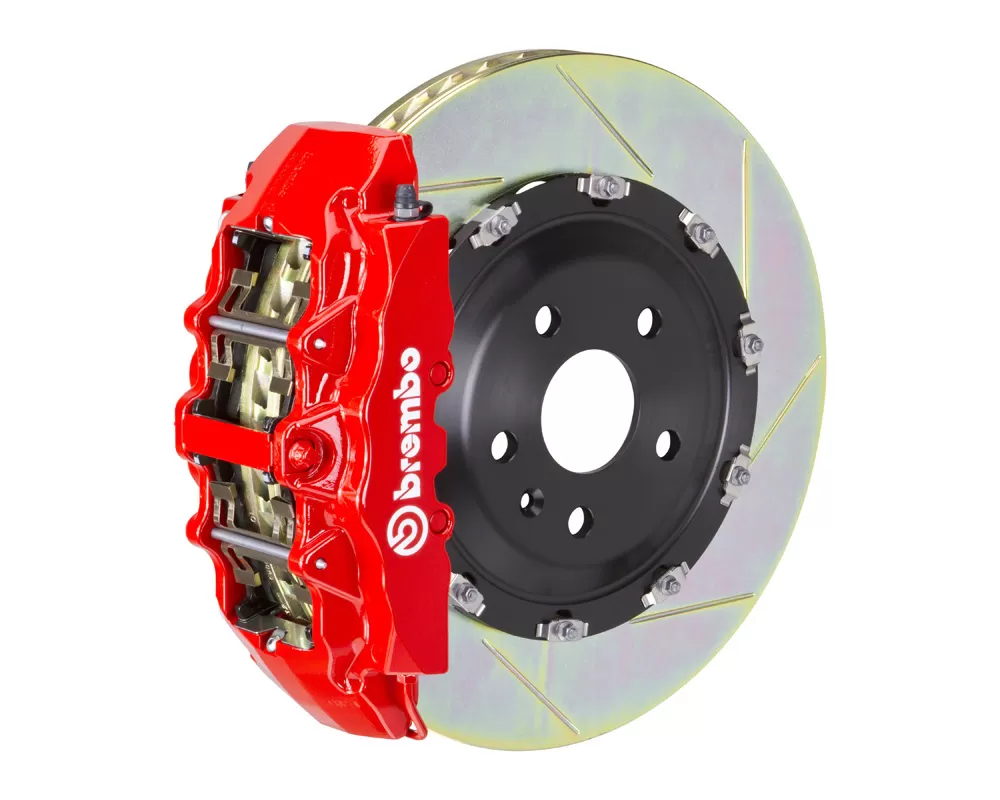 Brembo GT Front Big Brake Kit 380x34 2-Piece 8-Piston Slotted Rotors - 1G2.9002A2