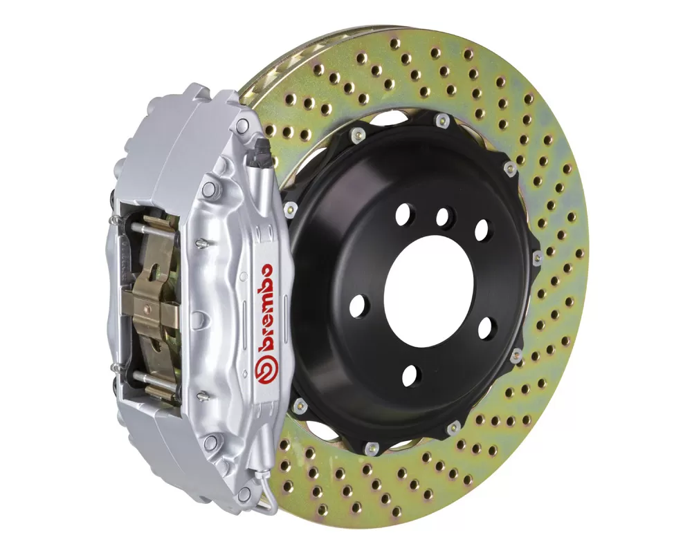 Brembo GT Front Big Brake Kit 332x32 2-Piece 4-Piston Drilled Rotors - 1H1.7004A3