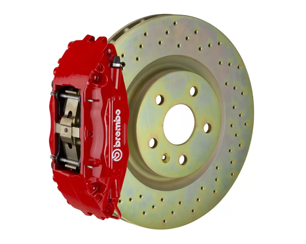 Brembo GT Front Big Brake Kit 326x30 1-Piece 4-Piston Drilled Rotors - 1H4.6005A2