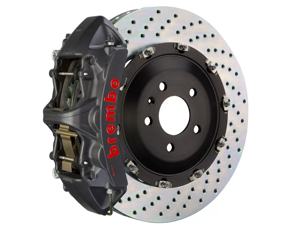 Brembo GT-S Front Big Brake Kit 380x34 2-Piece 6-Piston Drilled Rotors - 1N1.9011AS