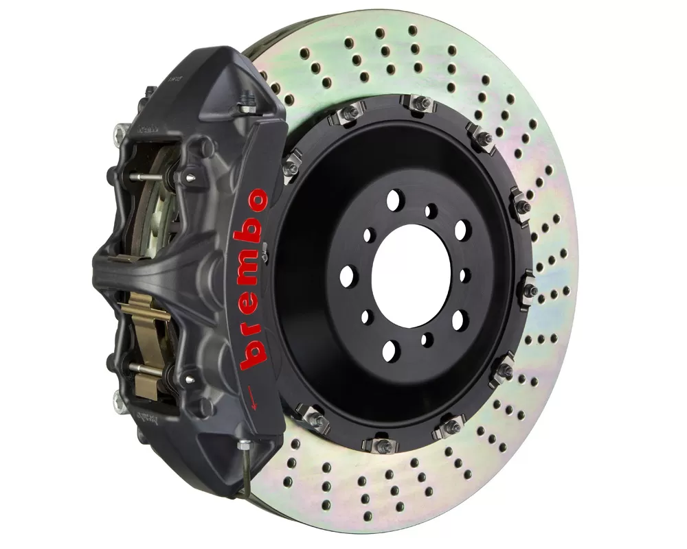 Brembo GT-S Front Big Brake Kit 405x34 2-Piece 6-Piston Drilled Rotors - 1N1.9515AS