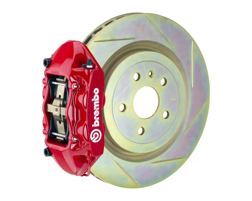 Brembo GT Front Big Brake Kit 336x28 1-Piece 4-Piston Slotted Rotors Volvo C30 2008-2013 - 1P5.7001A2