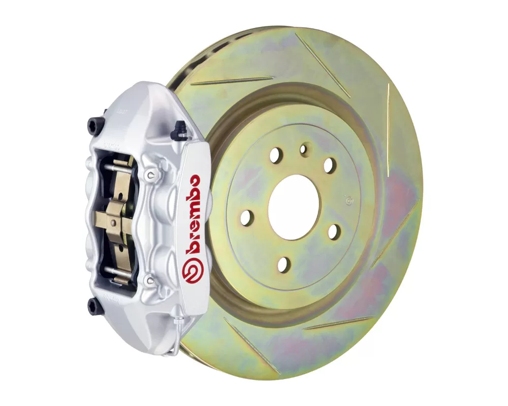 Brembo GT Front Big Brake Kit 336x28 1-Piece 4-Piston Slotted Rotors - 1P5.7001A3