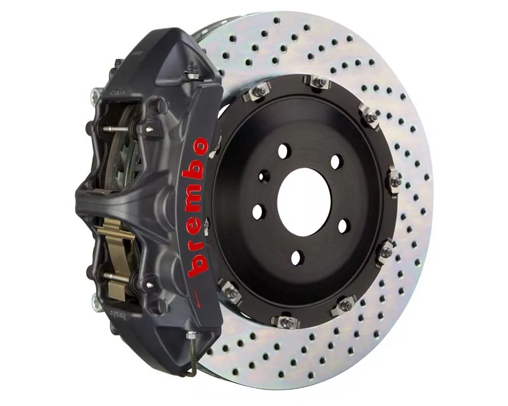 Brembo GT-S Front Big Brake Kit 380x34 2-Piece 6-Piston Drilled Rotors Chevrolet Camaro SS 2010-2015 - 1N1.9017AS