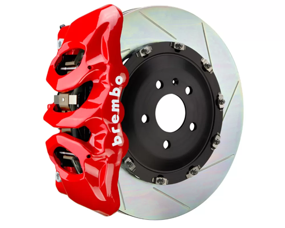 Brembo GT Front Big Brake Kit 380x34 2-Piece 6-Piston Slotted Rotors - 1T2.9013A2