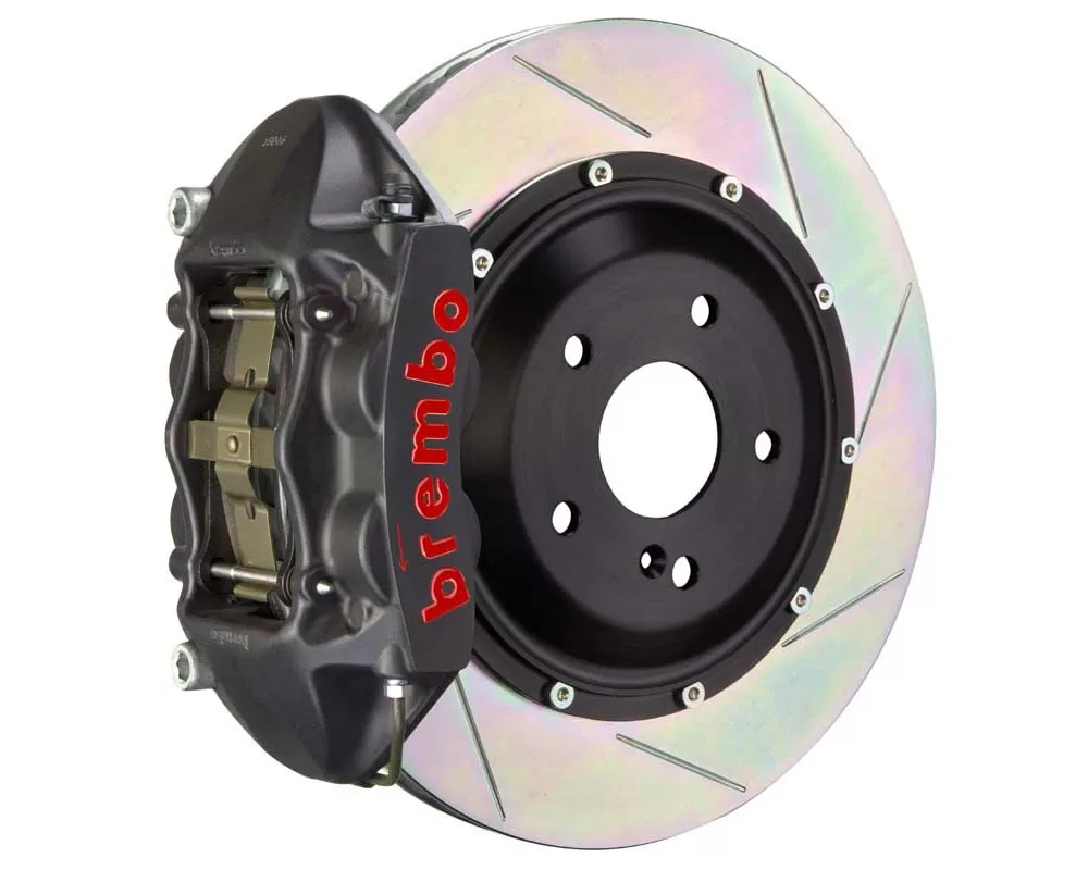 Brembo GT-S Rear Big Brake Kit 345x28 2-Piece 4-Piston Slotted Rotors BMW 7-Series (After 3|05 Production) (E65 | E66) 2005-2008 - 2P2.8008AS