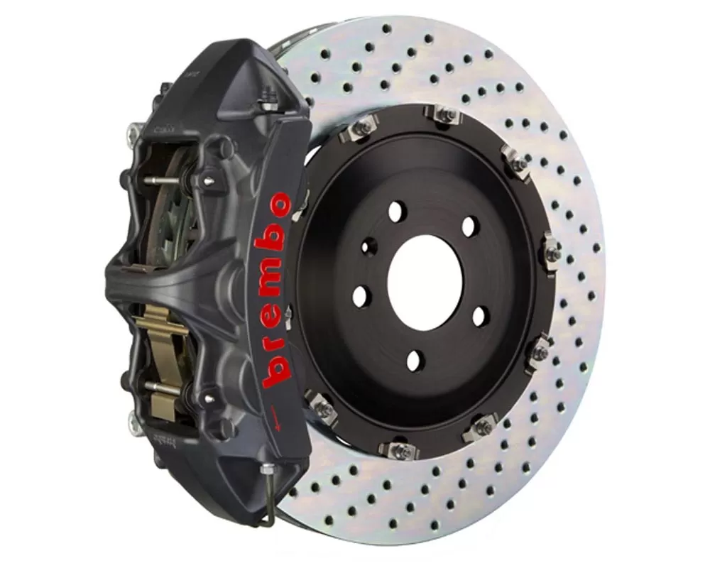 Brembo GT-S Front Big Brake Kit 380x34 2-Piece 6-Piston Drilled Rotors - 1N1.9067AS