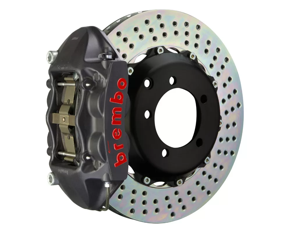 Brembo GT-S Front Big Brake Kit 328x28 2-Piece 4-Piston Drilled Rotors - 1P1.6001AS