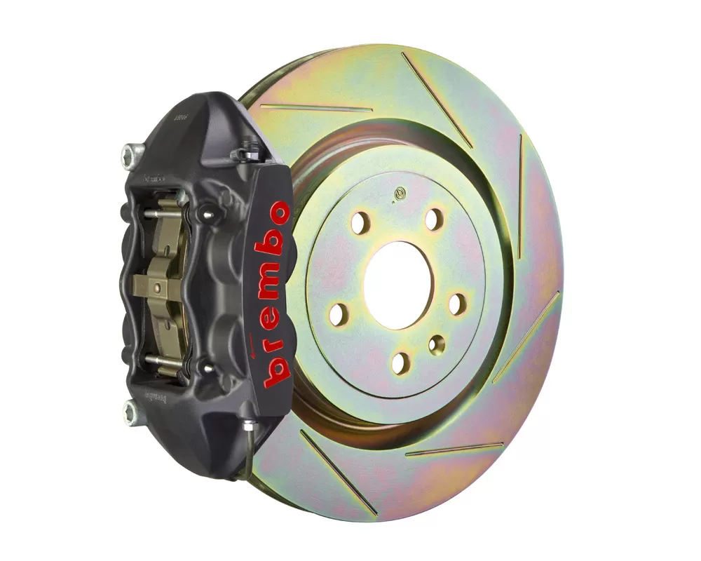 Brembo GT-S Front Big Brake Kit 336x28 1-Piece 4-Piston Slotted Rotors - 1P5.7001AS