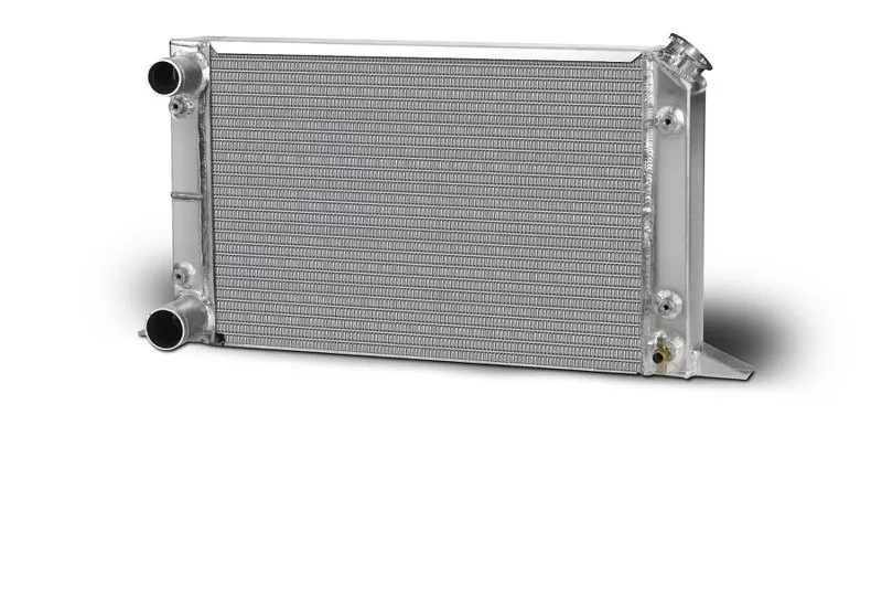 AFCO Aluminum Radiator Sirocco Left Hand Double Pass 1-1/2 Inlet 1-3/4 Outlet - 80105N