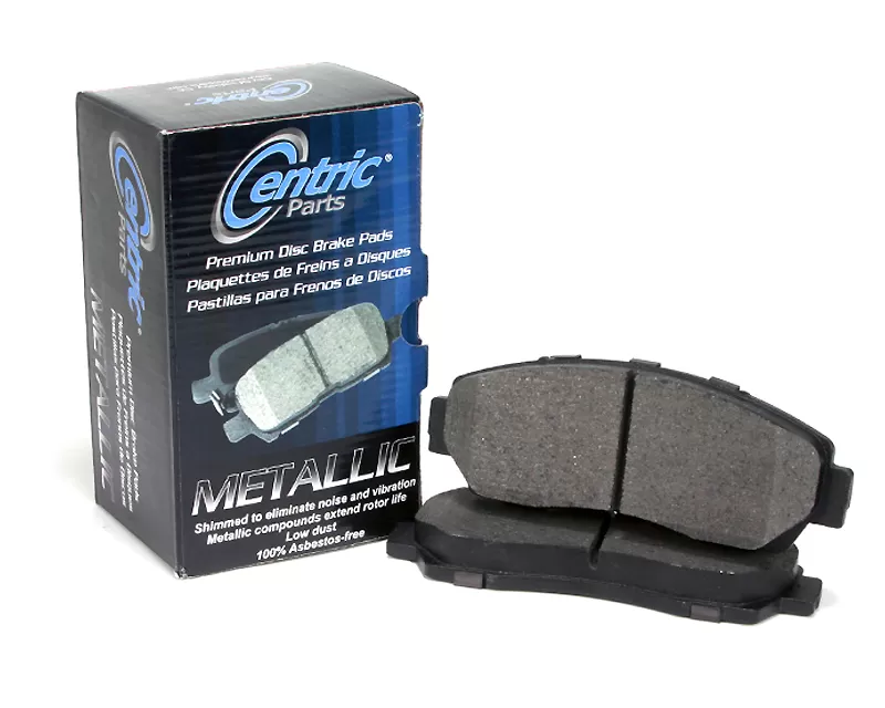 Centric Premium Semi Metallic Brake Pads with Shims Rear Infiniti M35 2006-2010 - 300.09050