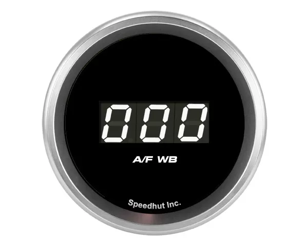 SpeedHut Air/Fuel Digital Gauge Wide Band 8.5-18 with Easy Touch Bezel FOR AEM - GR-DG-AFWB-02