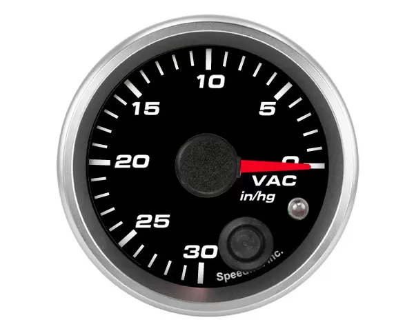 SpeedHut Vacuum Gauge 30-0in/hg with Warning - GR-VAC-01