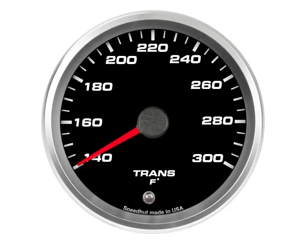SpeedHut Trans Temp Gauge 140-300F with Warning - GR338-TRNS-01