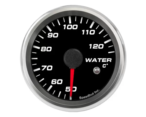 SpeedHut Water Temp Gauge 50-125C Metric with Warning - GRM258-WTR-01