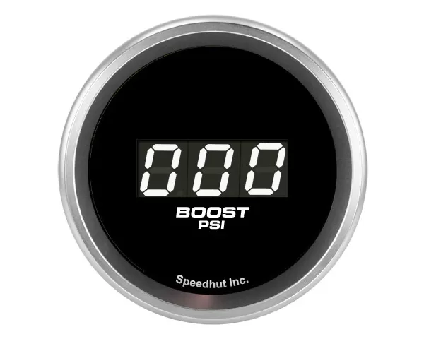 SpeedHut Boost Digital Gauge 0-30psi with Easy Touch Bezel - GR-DG-BOOST-02