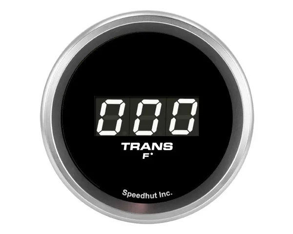SpeedHut Trans Temp Digital Gauge 60-300F with Easy Touch Bezel - GR-DG-TRNS-01
