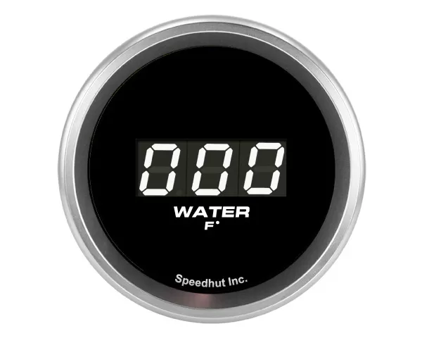 SpeedHut Water Temp Digital Gauge 60-300F with Easy Touch Bezel - GR-DG-WTR-01