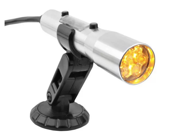 SpeedHut SST-MAX OBDII Shift Light Yellow LEDs- Silver Tube Compatible with 2008 and Newer Vehicles - SSTMAX-CAN-YS-01