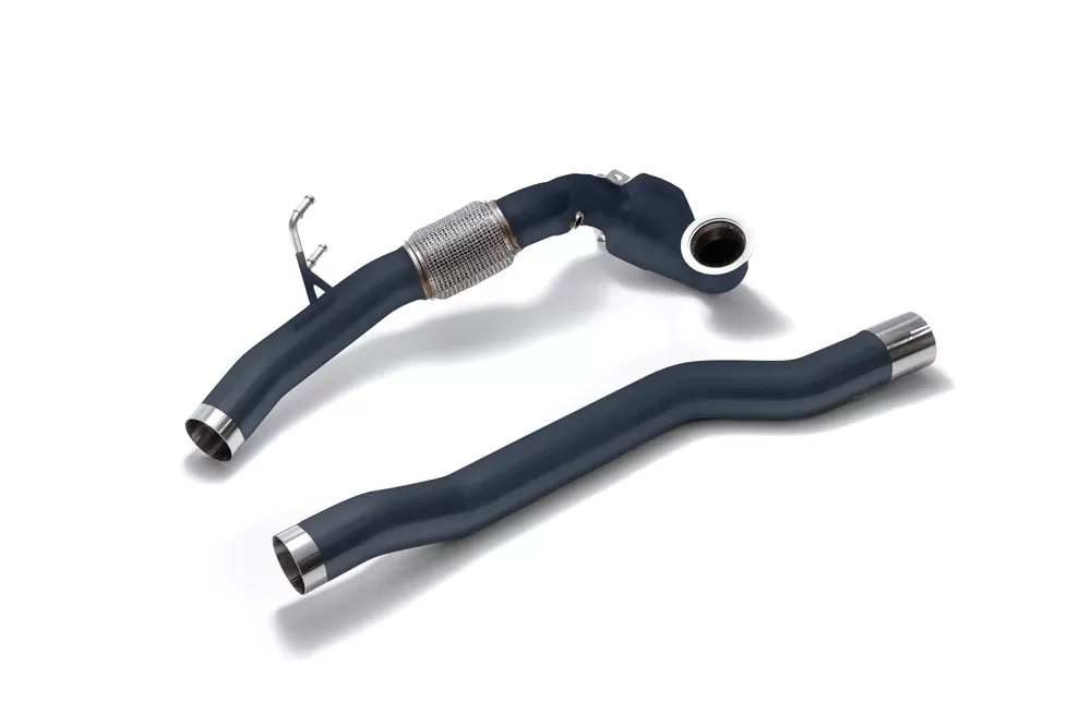 ARMYTRIX Ceramic Coated Sport Cat-Pipe w/200 CSPI Catalytic Converters | Secondary Downpipe Audi TT MK3 8S 2.0L TFSI 2015+ - AU8ST-CDC