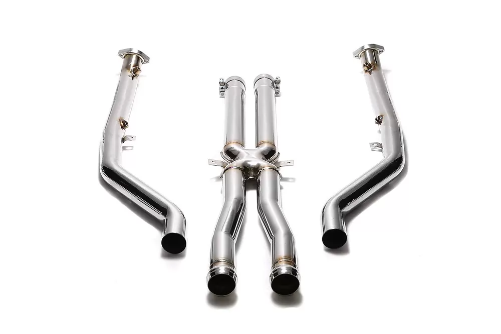 ARMYTRIX Front Pipe with 200 CPSI Catalytic Converters with X-Pipe BMW E90 | E92 M3 2008-2013 - BME9M-CD