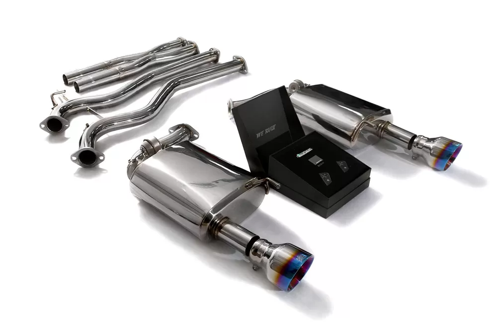 ARMYTRIX Valvetronic Exhaust System Ford Mustang GT Coyote 5.0L V8 Coupe 2015-2017 - FDM65-DS33B