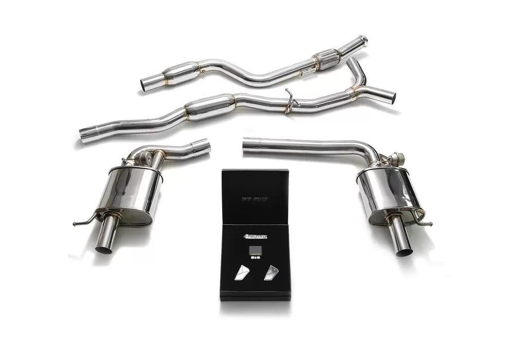 ARMYTRIX Stainless Steel Valvetronic Catback Exhaust System Mercedes-Benz C-Class W205 RHD 2015-2018 - MB052-RC