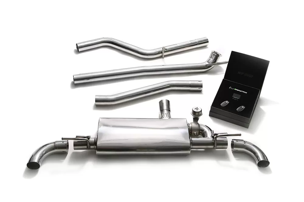 ARMYTRIX Stainless Steel Valvetronic Catback Exhaust System Mercedes-Benz A-Class W176 2WD 2016-2017 - MBA25-BC