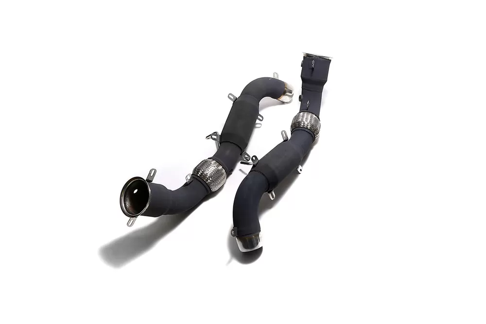 ARMYTRIX Ceramic Coated High-Flow Performance Race Downpipes McLaren 12C | 570 | 600LT | 650S 2012-2019 - MCMP4-DDC