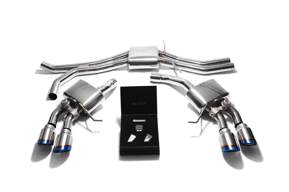 ARMYTRIX Valvetronic Exhaust System Porsche Macan S | GTS | Turbo 2015-2018 - PM36T-QS30B