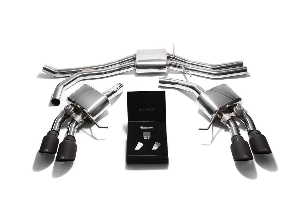 ARMYTRIX Valvetronic Exhaust System Porsche Macan S | GTS | Turbo 2015-2020 - PM36T-QS30M