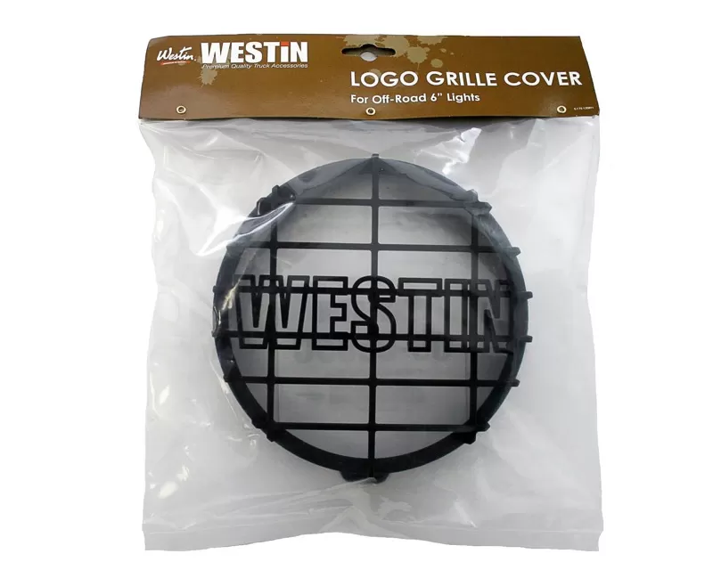 Westin Automotive Lights|6-Inch Quartz-Halogen Off-Road Light Cover Chrome Grid Only Chrome Universal - 09-0500C