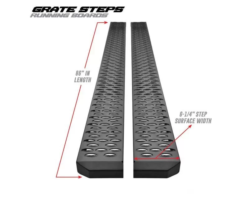 Westin 86" Grate Steps Running Boards - 27-74755