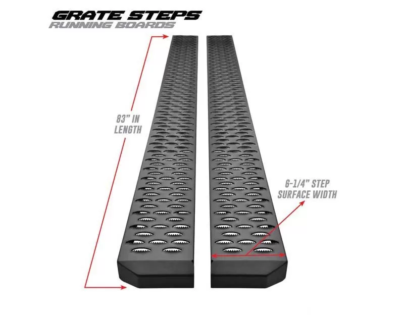 Westin 83" Grate Steps Running Boards - 27-74765