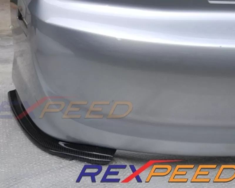 Rexpeed Carbon Fiber Rear Bumper Extension USDM Mitsubishi Evolution VIII | IX - R114