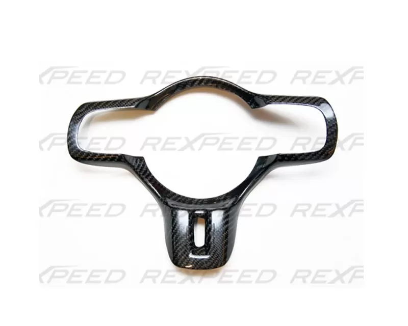 Rexpeed Carbon Fiber Steering Wheel Cover Mitsubishi EVO 10 - R165