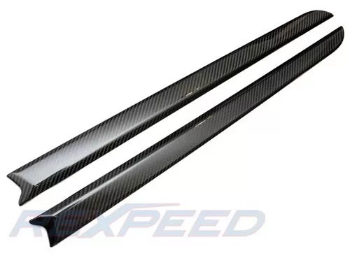 Rexpeed Carbon Fiber Door Trim Covers Mitsubishi EVO 10 - R190