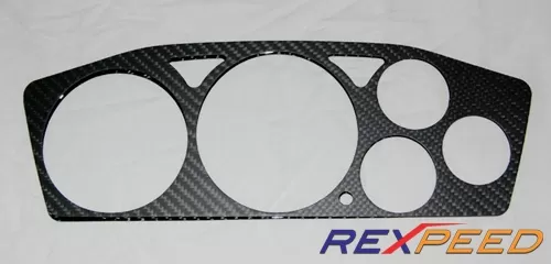 Rexpeed Carbon Fiber Gauge Cluster Low Gloss Mitsubishi EVO 6 - R76
