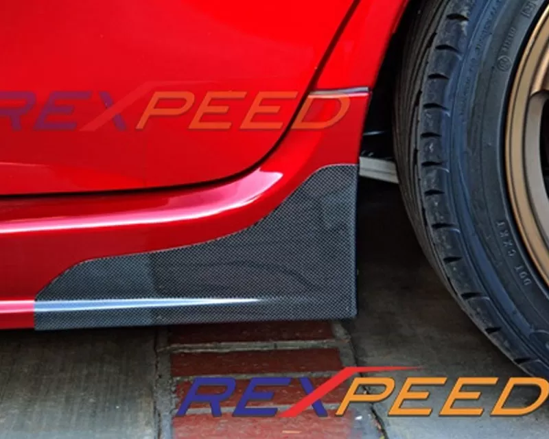 Rexpeed Carbon Fiber Side Spats Mitsubishi EVO 10 - R77