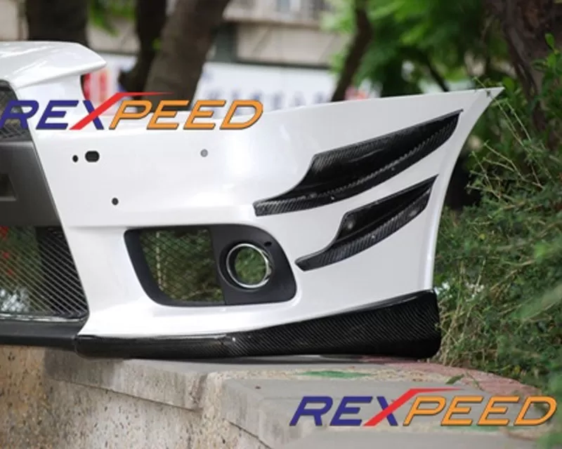 Rexpeed V-Style Carbon Fiber Canards Mitsubishi Evolution X - R90